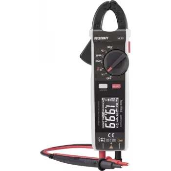 VOLTCRAFT VC-331 pinza amperometrica digitale AC/DC 200 A CAT II 600 V CAT III 300 V 2000 Counts
