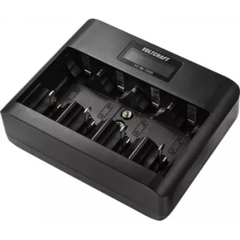 VOLTCRAFT VC-BC-5100 caricatore per celle rotonde per NiMH, NiCd, Li-Ion AA, AAA, C, D, 9V VC-17665940