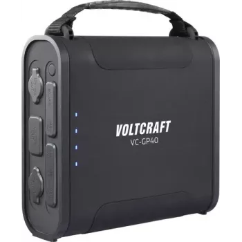 Voltcraft VC-GP40 powerbank 144000 mAh LiFePO4 USB-PD 100W nero con torcia LED