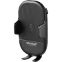 VOLTCRAFT VC-Qi-WCM15 supporto auto a ventola Qi wireless per cellulare, ricarica rapida 15W, 55-89mm, bloccaggio automatico, nero