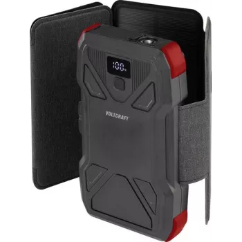 VOLTCRAFT VC-SPB-20.000 power bank solare 20000 mAh con pannello solare 1,5 W, uscita 3 A, IP65, nero VC-14456835