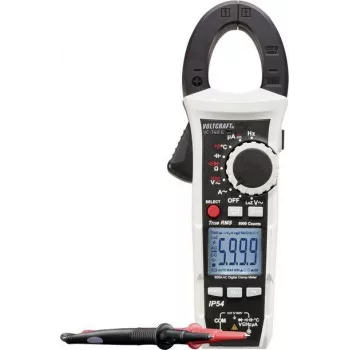 VOLTCRAFT VC740 pinza amperometrica digitale, True RMS, 600 A, calibrata ISO, IP54, CAT IV 600 V VC-8473105