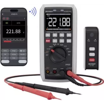 VOLTCRAFT VC925 PV multimetro digitale solare True RMS 20000 counts IP65 CAT III 1500V CAT IV 1000V Bluetooth VC-15361740