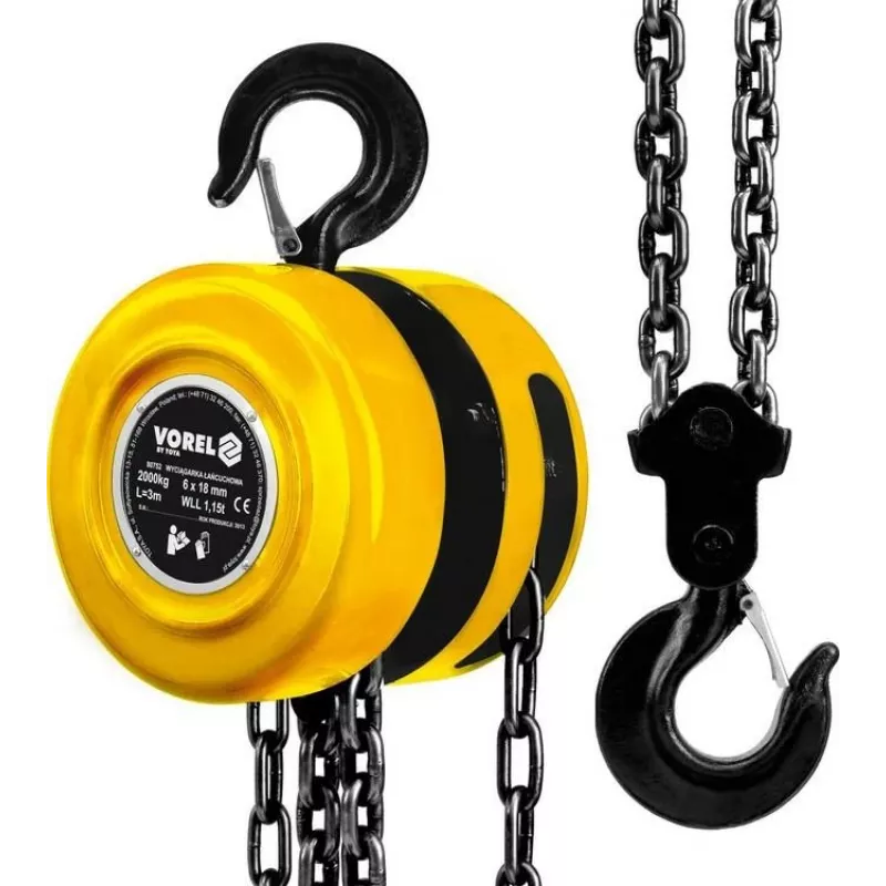 VOREL Paranco a catena 2T 80752
