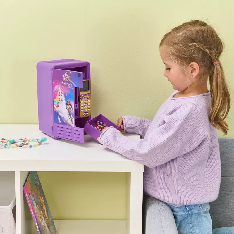 VTech Unicorn Academy - cassaforte magica dei sogni, divertimento educativo