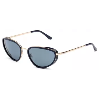 VUARNET Women's Ice Collection Occhiali da sole VL22030004062 - Matter schwarzer Rahmen, Greylynx polarisierte Mineralglasgläser - 59/20/145 mm