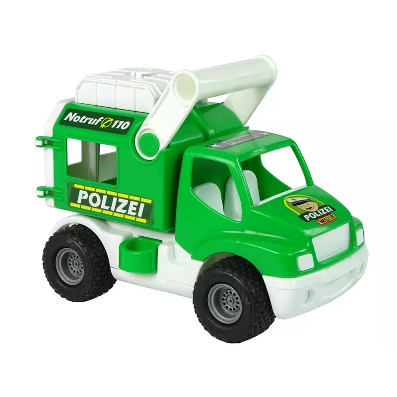 WADER POLESIE auto della polizia ConsTruck verde 41906