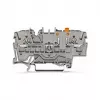 WAGO 2002-1671 Morsetto di sezionamento e prova a 2 conduttori con Push-in CAGE CLAMP, grigio