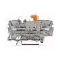 WAGO 2002-1671 Morsetto di sezionamento e prova a 2 conduttori con Push-in CAGE CLAMP, grigio