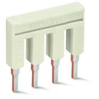 WAGO 2002-404 ponte, a 4 vie, isolato, 25 A, grigio chiaro