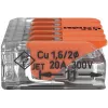 WAGO 221-415 COMPACT Morsetto di collegamento per 5 conduttori, 0,2-4 mm², confezione da 25
