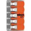 WAGO 221-415 COMPACT Morsetto di collegamento per 5 conduttori, 0,2-4 mm², confezione da 25