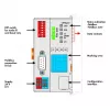 WAGO 750-348 ECO CANopen accoppiatore di campo, D-Sub 9 poli, 24 VDC, guida DIN, grigio