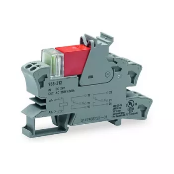 WAGO 788-312 modulo relè 24 VDC 1 scambio 6 A innestabile