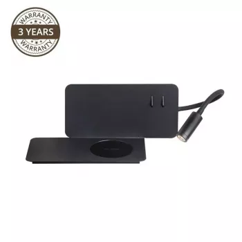 LAMPADA DA PARETE FIJI 19132-BK 5+3W LED CHARGER