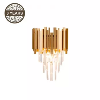 WALL SANNA 2XE14 19115W Lampada da parete bianca con due portalampada E14