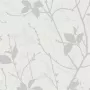 Carta da parati 122433 Belle, bianco/argento