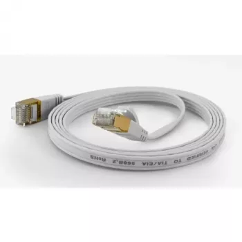 Wantec Cavo patch FTP CAT6 flat 10m bianco