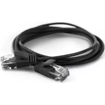 Cavo patch UTP Wantec CAT6a d=2,8mm 20,00m nero