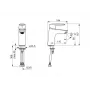 miscelatore lavabo XL 3911F SAGA cromo monocomando