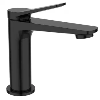 Miscelatore lavabo Nestos nero lucido
