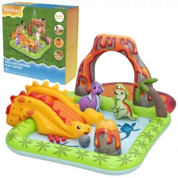 Parco acquatico con vulcano dinosauri e palline Bestway 53172