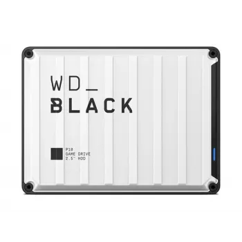 WD WD_BLACK P10 5TB disco rigido esterno da 2,5 pollici bianco