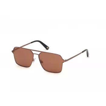 Occhiali da sole WEB EYEWEAR uomo WE0261-6036E havana/marrone montatura in acetato lente in policarbonato verde 60/14/145 mm