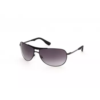 WEB EYEWEAR UOMO Occhiali da sole WE0296-6601B nero rettangolari 66/14/125 mm
