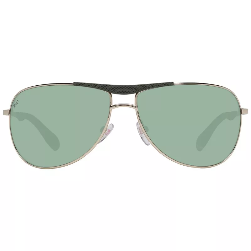 Occhiali da sole rettangolari polarizzati uomo WEB EYEWEAR WE0296-6632P nero/grigio 66/14/125 mm