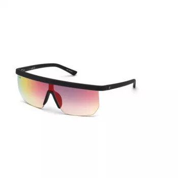 WEB EYEWEAR Occhiali da sole uomo WE0221-02Z montatura in acetato nera lenti grigie UV400