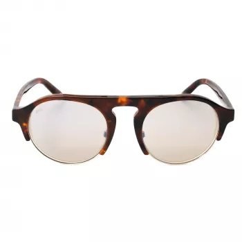 WEB EYEWEAR Occhiali da sole uomo WE0224-52G Havana acetato verde policarbonato UV400 52mm