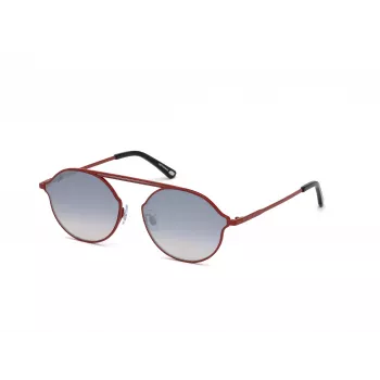 WEB EYEWEAR Occhiali da sole unisex WE0198-5766C montatura nera lenti grigie 57mm