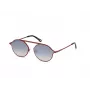 WEB EYEWEAR Occhiali da sole unisex WE0198-5766C montatura nera lenti grigie 57mm