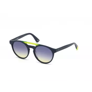 Occhiali da sole WEB EYEWEAR unisex WE0262-5190W acetato quadrati montatura nera lenti grigie 51/19/145 mm