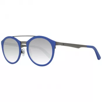 WEB EYEWEAR WE0143-4991X Occhiali da sole unisex, montatura in acetato squadrata, lenti grigie, 49/22/140 mm