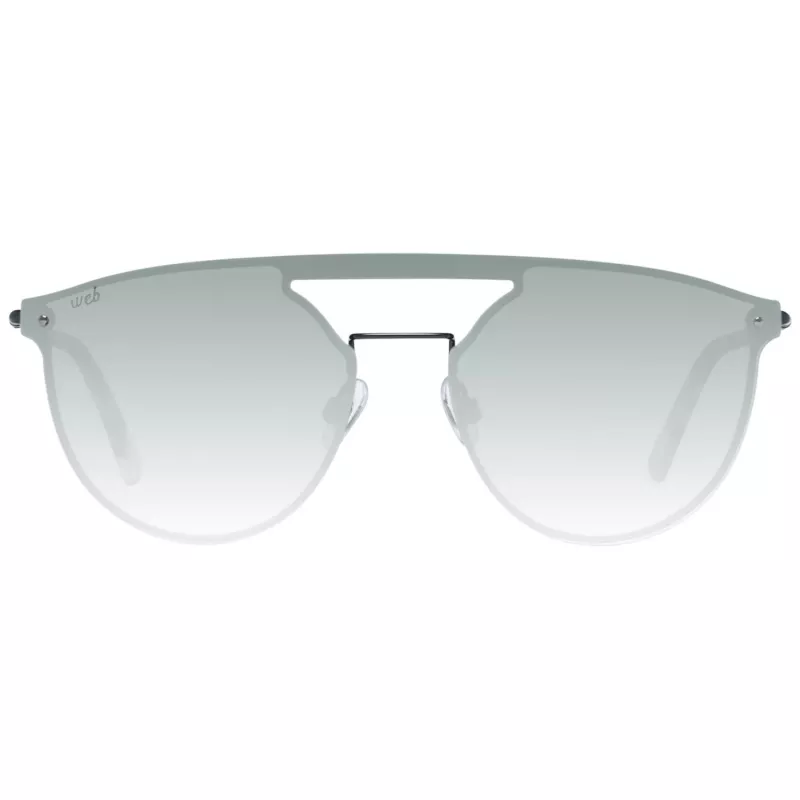WEB EYEWEAR WE0193-13802Q Occhiali da sole unisex montatura nera lenti grigie 55mm