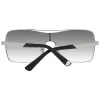 WEB EYEWEAR WE0202-16C Occhiali da sole unisex, montatura nera lucida, lenti grigie, 54 mm