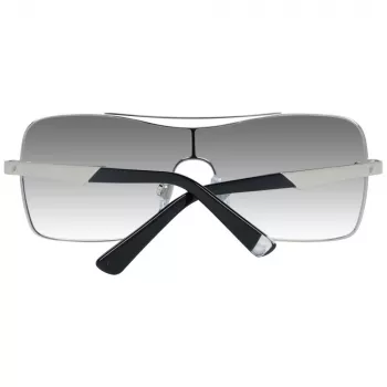 WEB EYEWEAR WE0202-16C Occhiali da sole unisex, montatura nera lucida, lenti grigie, 54 mm