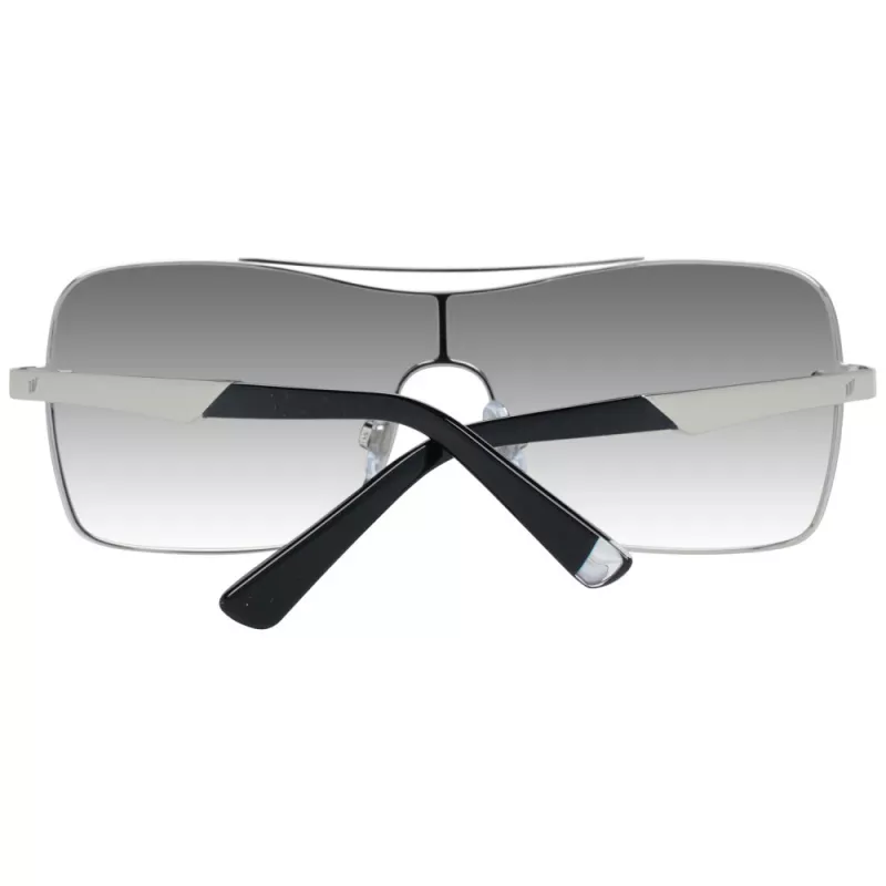 WEB EYEWEAR WE0202-16C Occhiali da sole unisex, montatura nera lucida, lenti grigie, 54 mm
