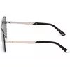 WEB EYEWEAR WE0202-16C Occhiali da sole unisex, montatura nera lucida, lenti grigie, 54 mm