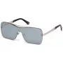 WEB EYEWEAR WE0202-16C Occhiali da sole unisex, montatura nera lucida, lenti grigie, 54 mm