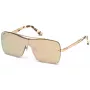 WEB EYEWEAR WE0202-34G Occhiali da sole unisex Havana in acetato con lenti in policarbonato verdi UV400