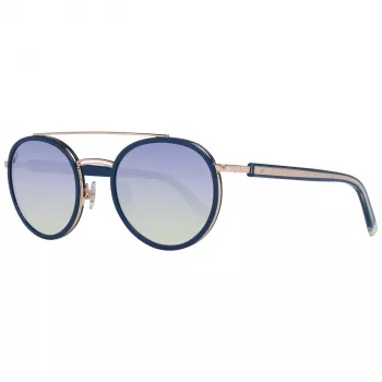 WEB EYEWEAR WE0225-5290W Occhiali da sole unisex, montatura nera, lenti grigie, 52/22/145 mm
