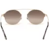 Web Eyewear WE0243-32G Occhiali da sole unisex Pilot montatura oro lente sfumata marrone UV400 58mm