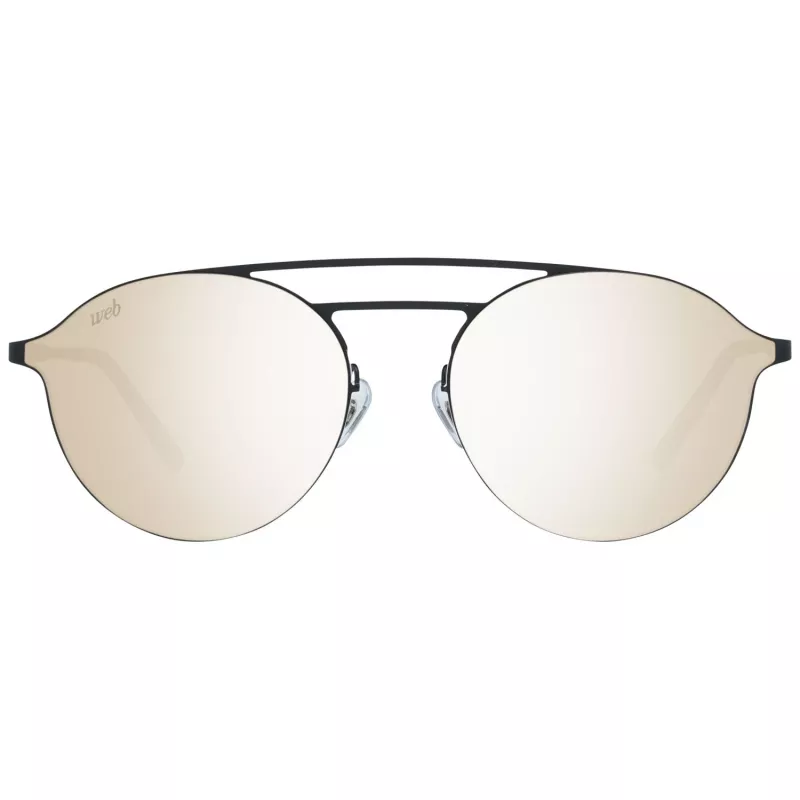 WEB EYEWEAR WE0249-5802G Occhiali da sole unisex montatura nera lenti grigie 58/18/145 mm