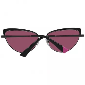 Occhiali da sole donna WEB EYEWEAR quadrati in acetato WE0272-5901Z - montatura nera lenti grigie 59mm