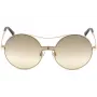 WEB EYEWEAR Occhiali da sole donna WE0211-28G montatura in metallo dorata lenti marroni sfumate 59mm