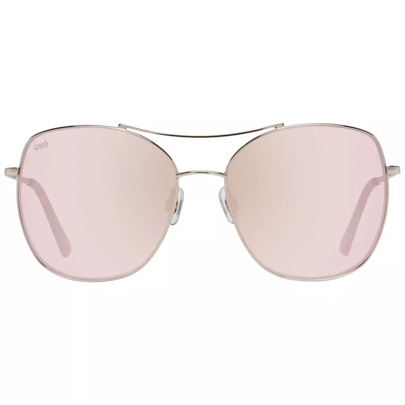 WEB EYEWEAR Occhiali da sole donna WE0245-5828G Havana marrone sfumato quadrati acetato UV400