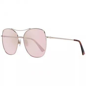 WEB EYEWEAR Occhiali da sole donna WE0245-5828G Havana marrone sfumato quadrati acetato UV400